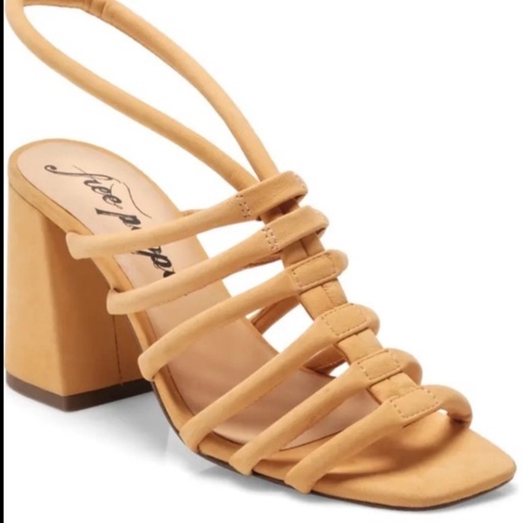 Free People Colette Sandal Hot Orange - Picture 15 of 15